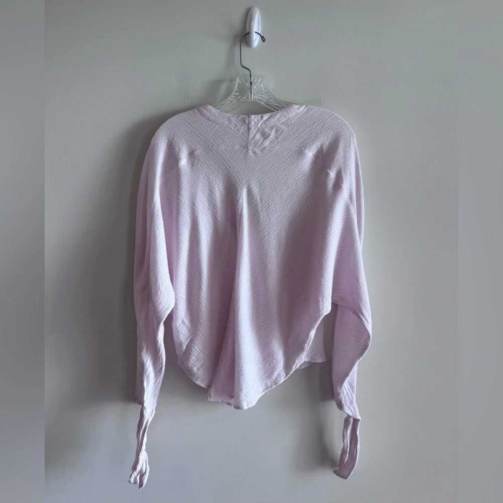 Free People Morning Dolman Sleeve Gauze Top